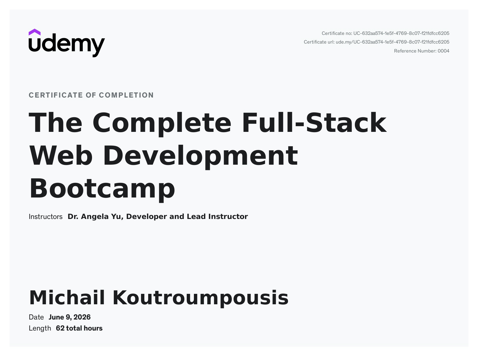 Full-Stack Developer Certificate Michail Koutroumpousis.pdf