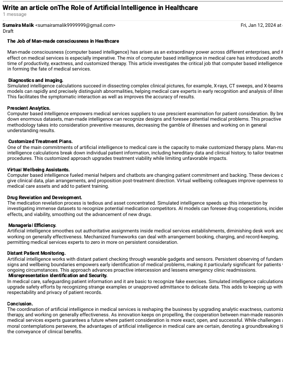 Write an article onThe Role of Artificial Intelligence in Healthcare_cropped.pdf