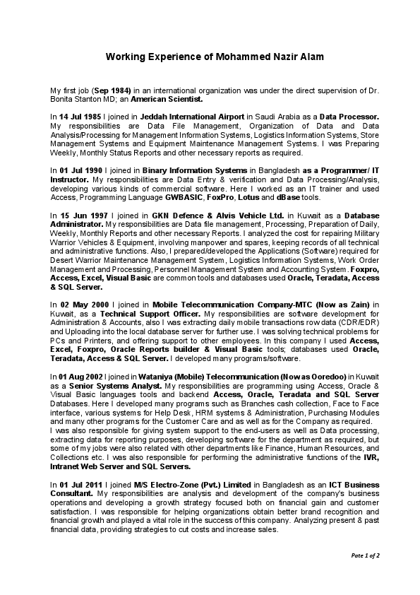 Working Experience of Alam.pdf