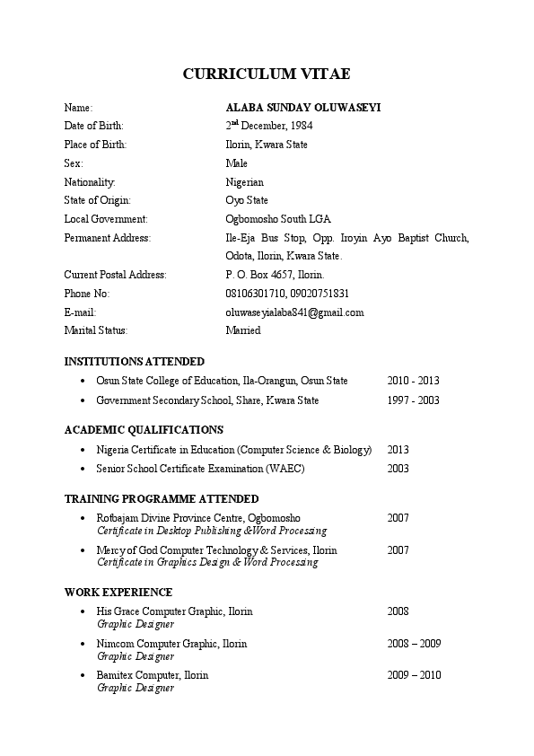 Alaba Sunday Oluwaseyi's CV.pdf