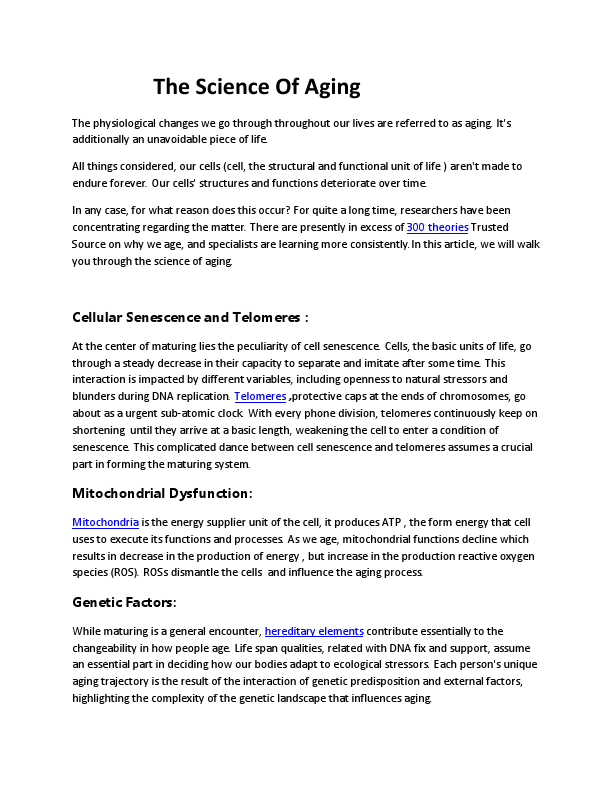 The Science Of Aging.pdf
