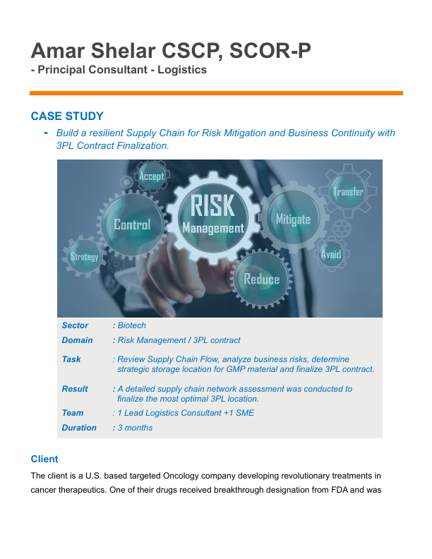 Case Study_Supply Chain Risk Mitigation with 3PL Contract for Pharma client.pdf