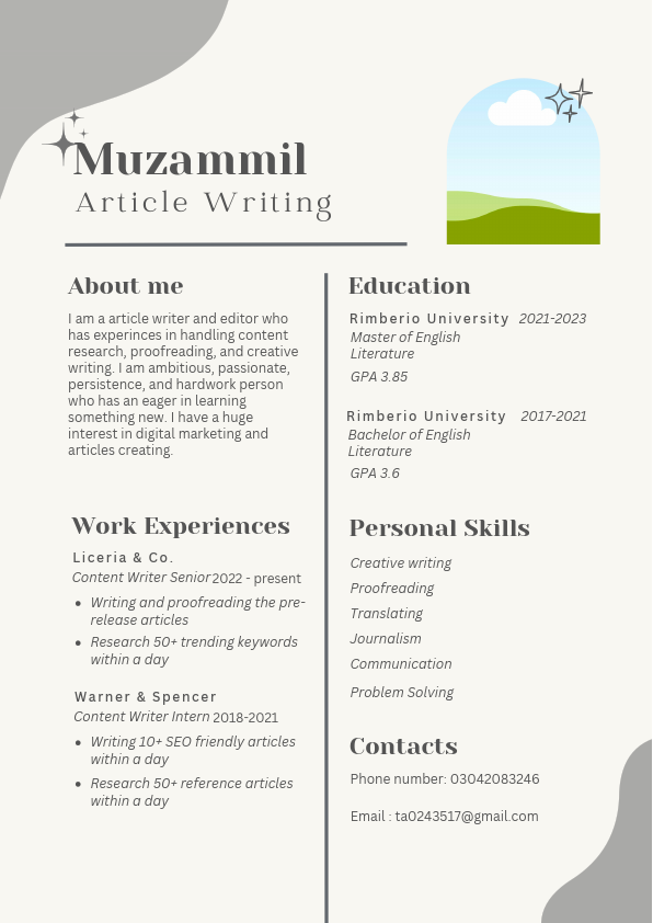 Grey Minimalist Content Writer Resume 2.pdf