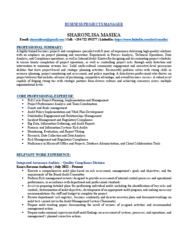 SHARON LISA  MASIKA CV.pdf