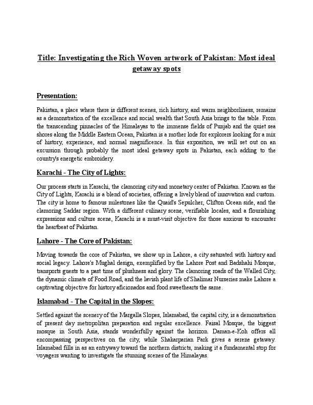 Article about Best places to visit in Pakistan.pdf