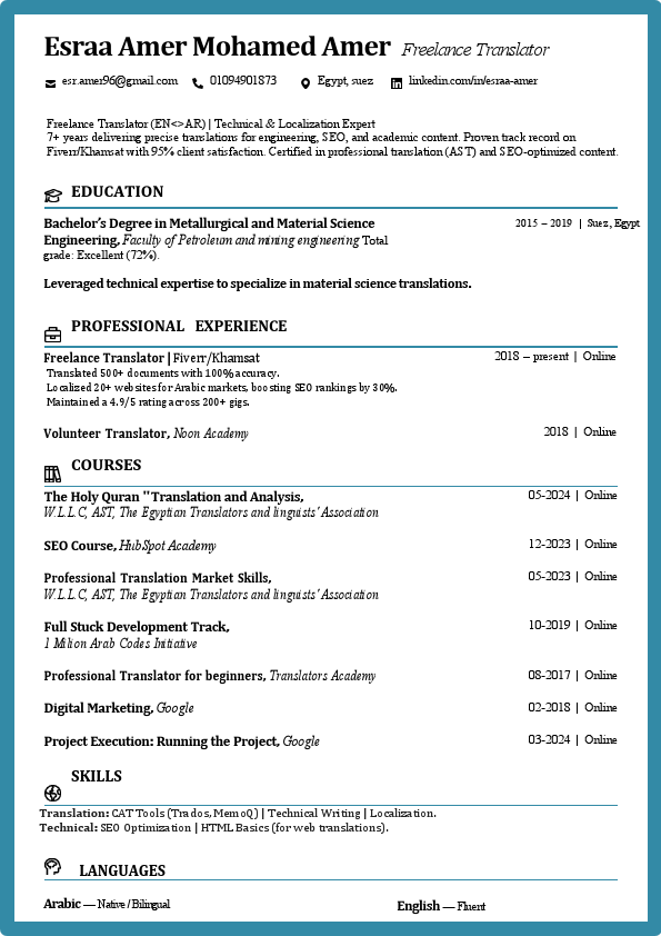 Esraa Amer-Freelance Translator- CV.pdf
