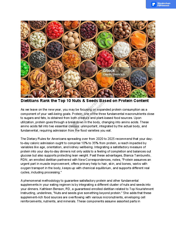 _Dietitians Rank the Top 10 Nuts & Seeds Based on Protein Content.pdf