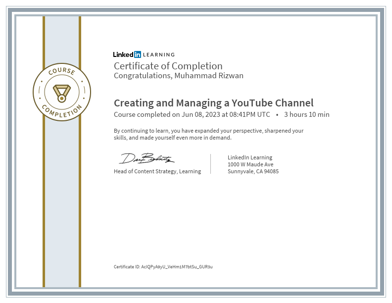 CertificateOfCompletion_Creating and Managing a YouTube Channel 2.pdf