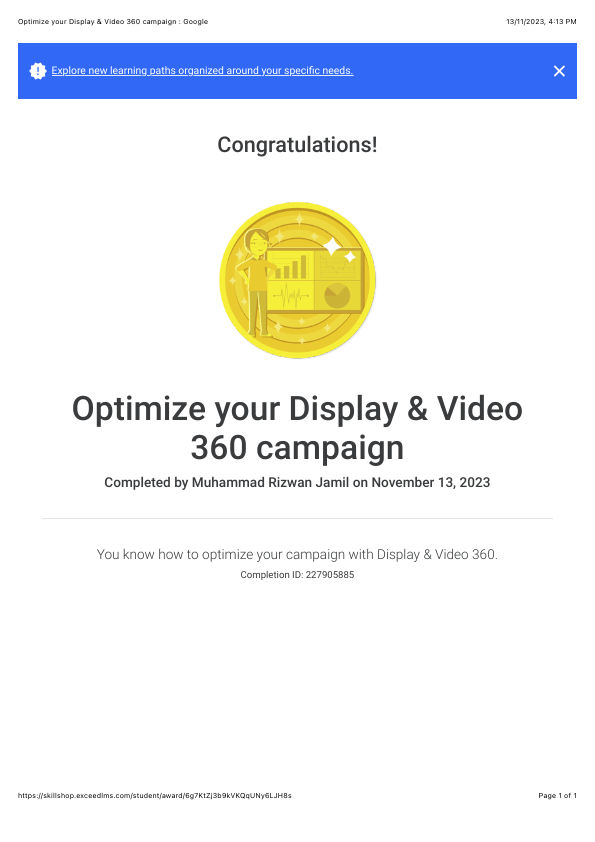 Optimize your Display & Video 360 campaign : Google.pdf