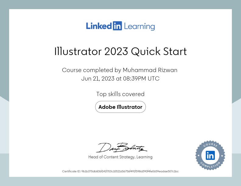 CertificateOfCompletion_Illustrator 2023 Quick Start.pdf