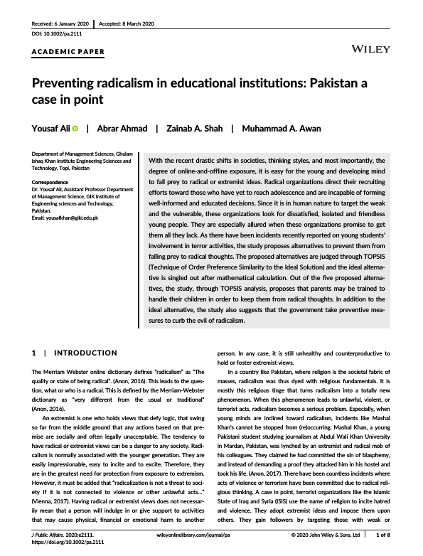 Radicalism In educational Institutes....pdf