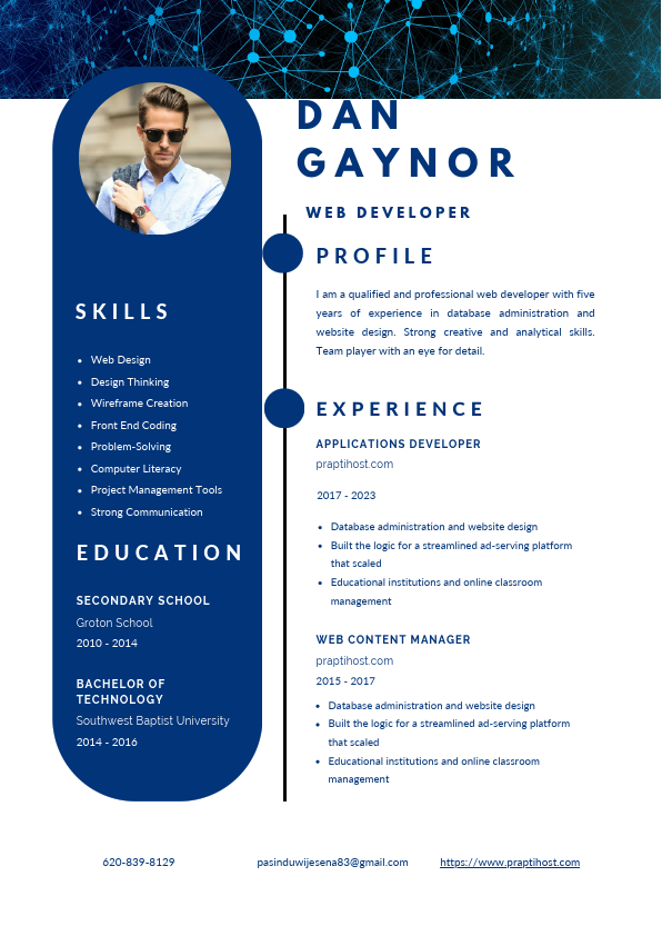 praptihost Web Developer Resume.pdf