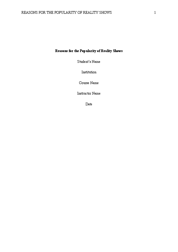 Reasons for the Popularity of Reality Shows.pdf