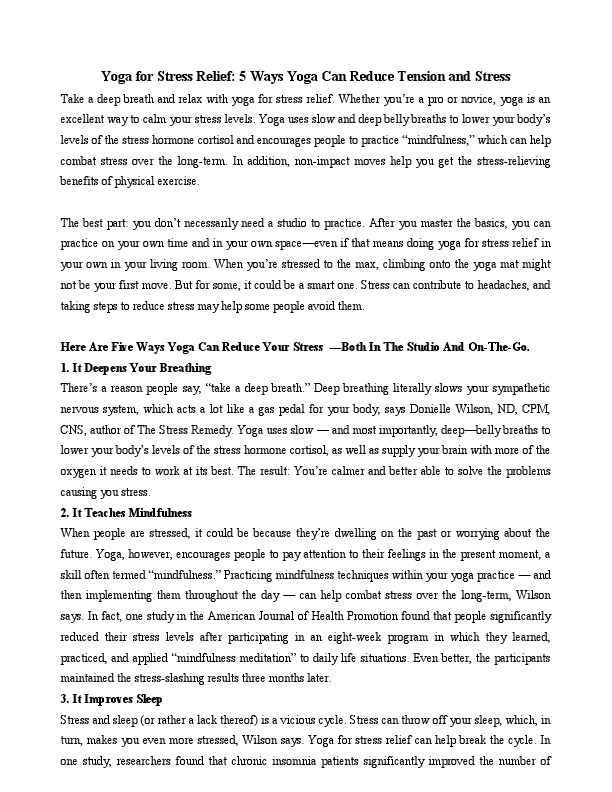 Yoga for Stress Relief.pdf