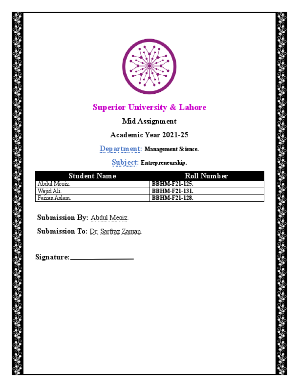 Enterpreneurship Finanical Plan.pdf