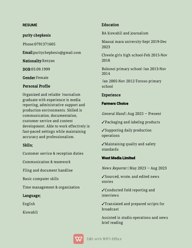 purity chepkesis resume.pdf