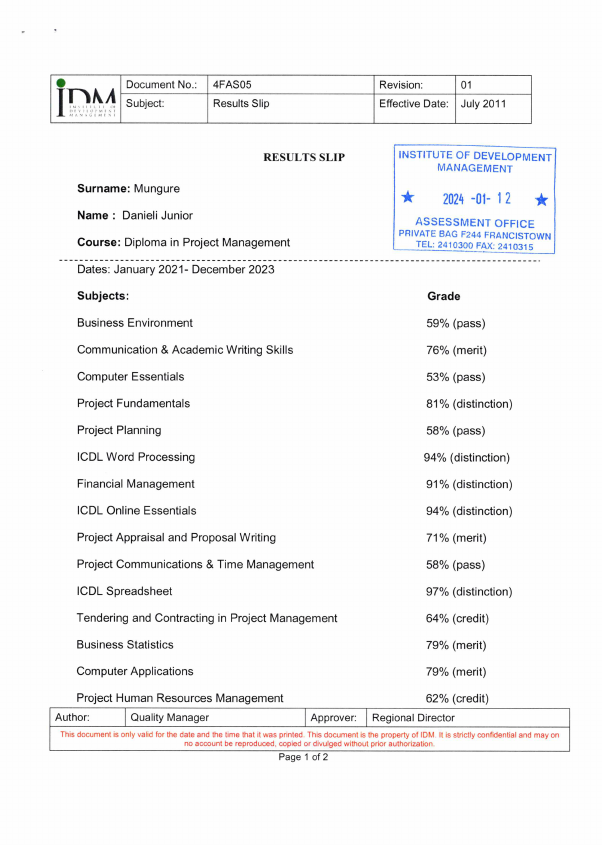 IDM Diploma Results Slip.pdf