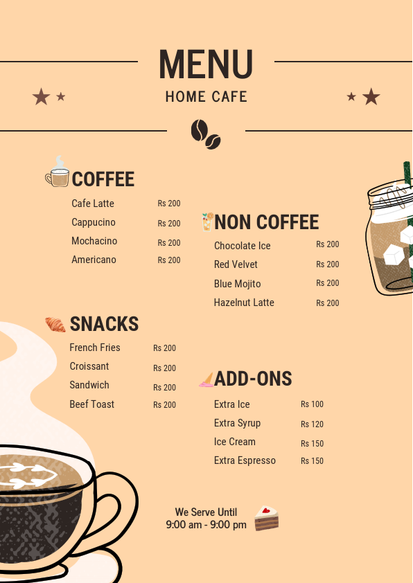 Brown Modern Illustrative Coffee Menu Template.pdf