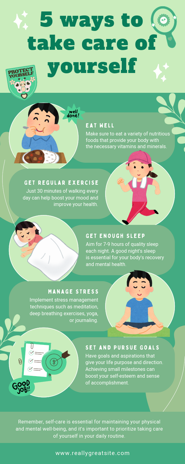 Pink Lively 5 Ways to Take Care of Yourself Infographic.pdf