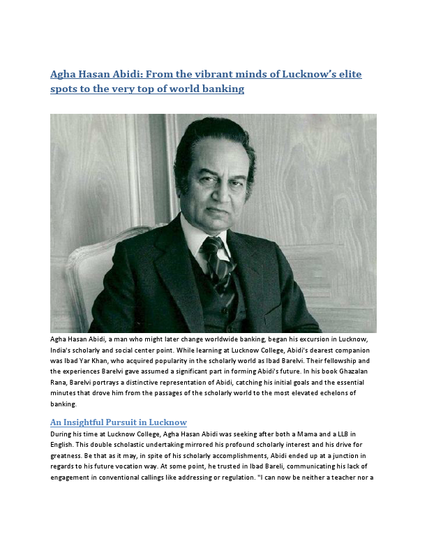 Agha Hasan Abidi Agha Hasan Abidi From the vibrant minds of Lucknow’s elite spots to the very top of world banking.pdf