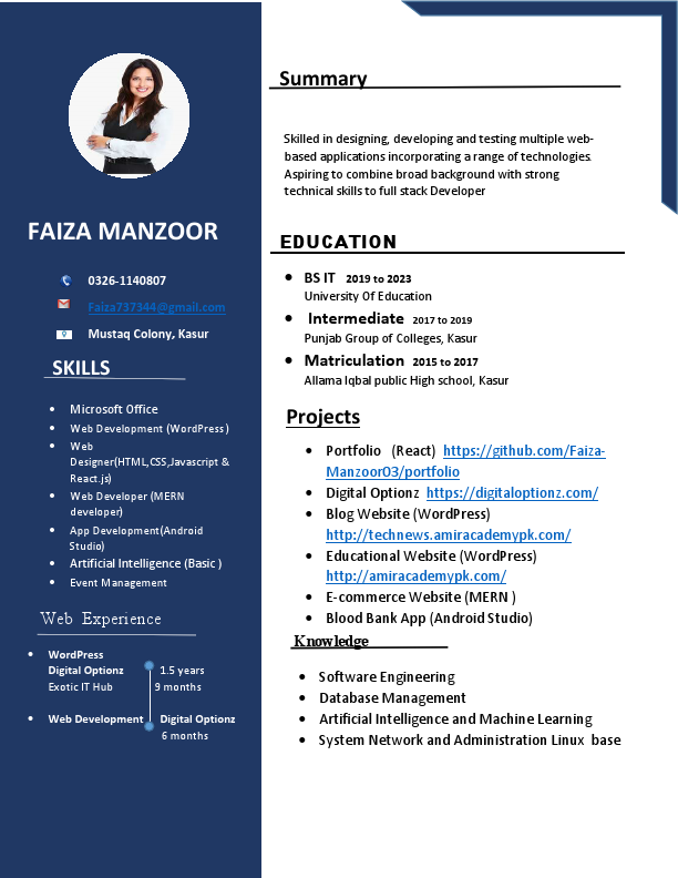 faiza Manzoor cv.pdf