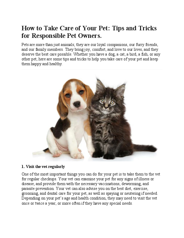 How to take care of your pet content.pdf