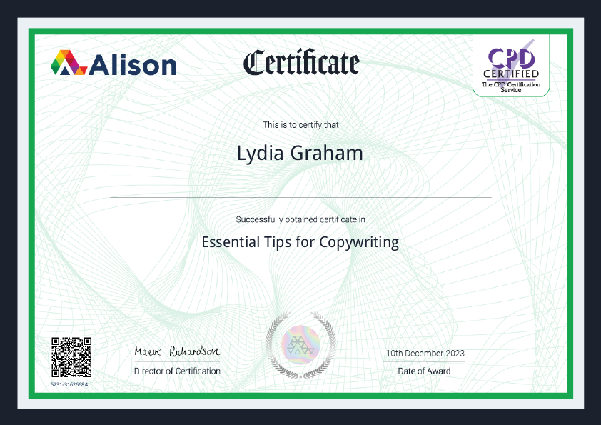 Certificate - copywritng basics.pdf