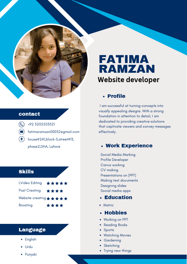 Blue White Corporate Graphic Designer Cv Resume A4 (1).pdf