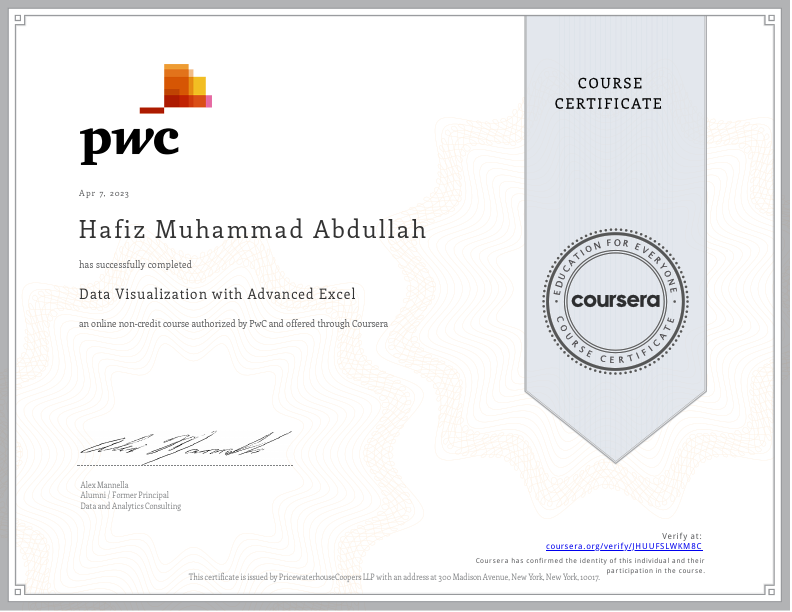 Advance Ms Excel Certificate.pdf