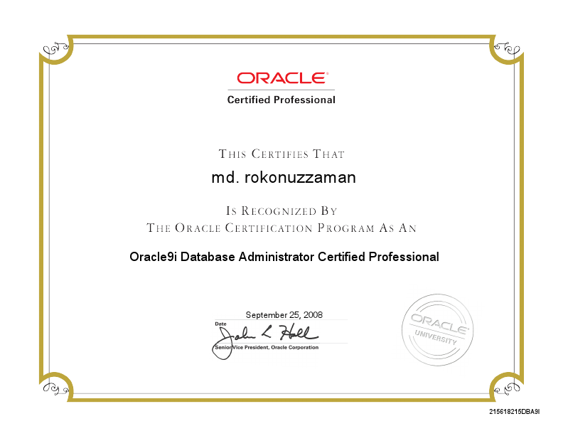 Oracle9i Database Administrator Certified Professional.pdf