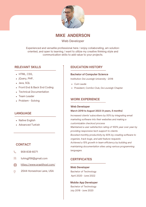 Praptihost  Developer Cv Resume-M.pdf