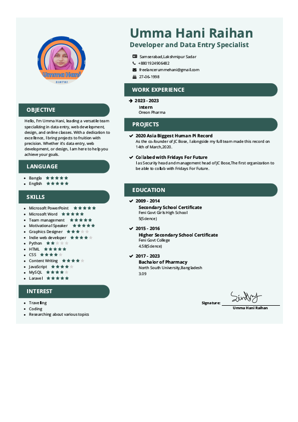 Umma Hani Raihan CV.pdf