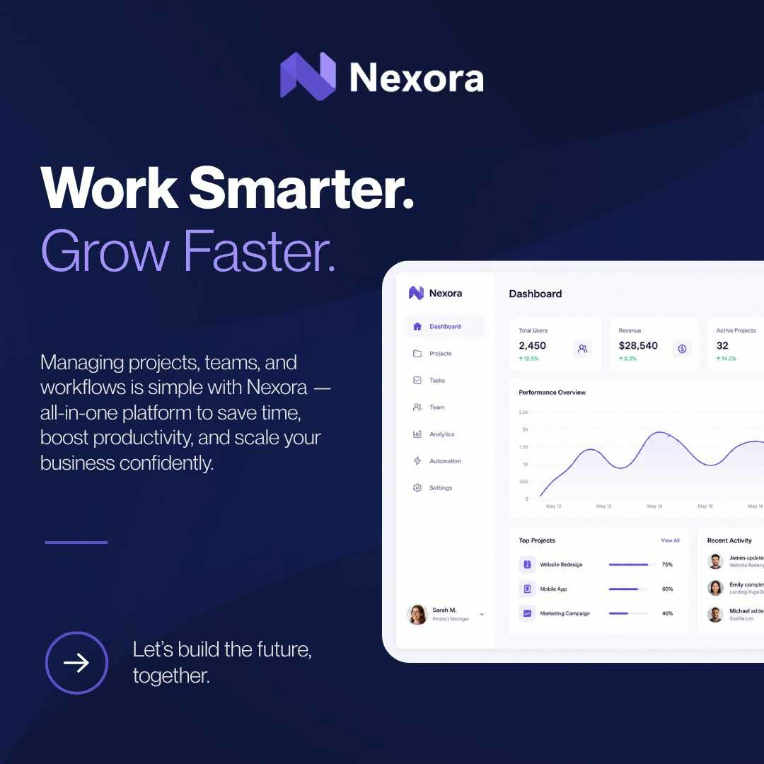 NEXORA - SaaS Based Com - Social Media Designs.pdf