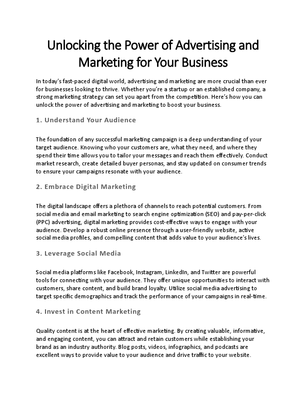 Power of Advertising and Marketing.pdf