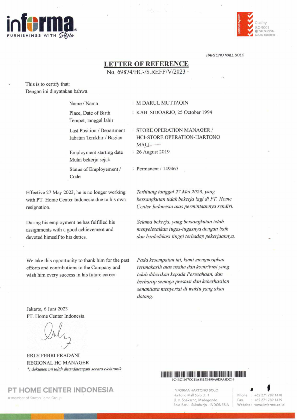 Letter of Reference and Certificate.pdf