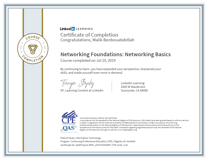 CertificateOfCompletion_Networking Foundations Networking Basics.pdf