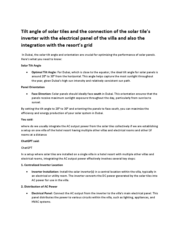 Tilt angle of solar tiles and the connection of the solar tile.pdf