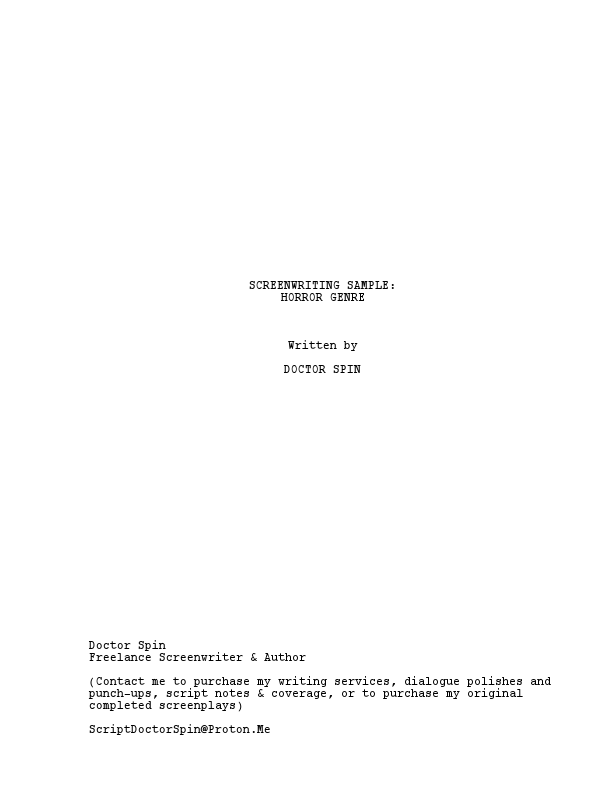 ALT SCREENWRITING SAMPLE - DOCTOR SPIN - HORROR.pdf