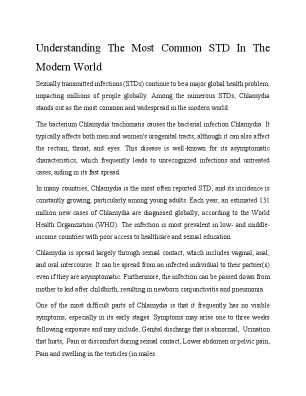 Understanding The Most Common STD In The Modern World.pdf