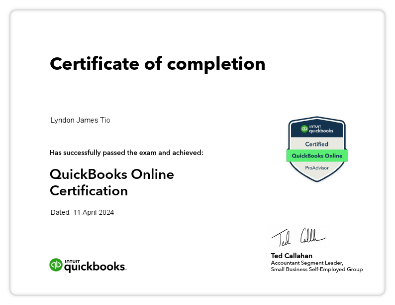 QuickBooksOnlineCertification - Lyndon James Tio.pdf