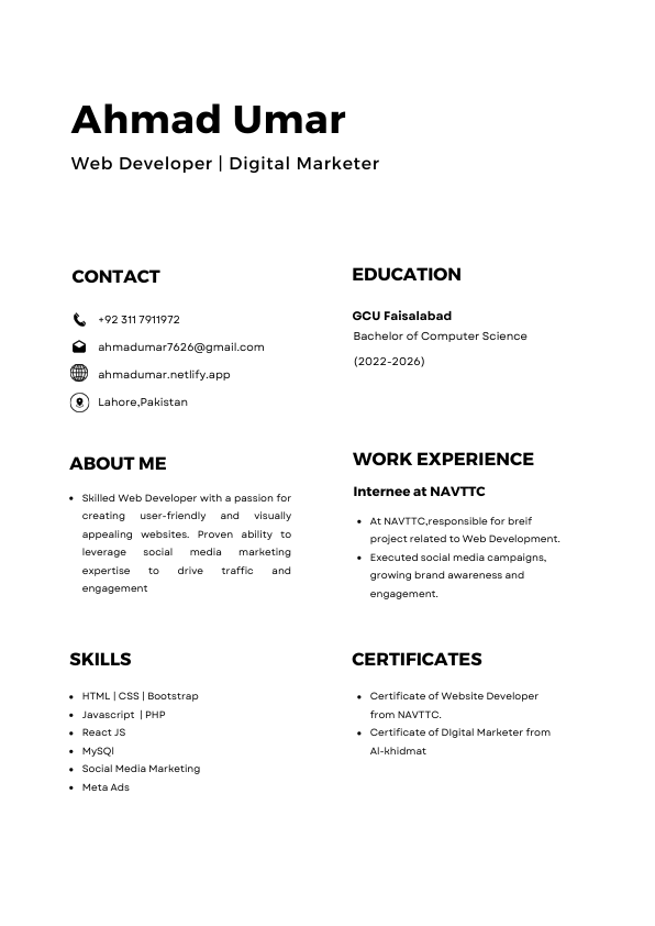 Ahmad Umar CV.pdf