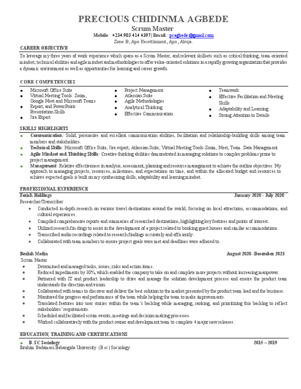 PRECIOUS AGBEDE CV..pdf