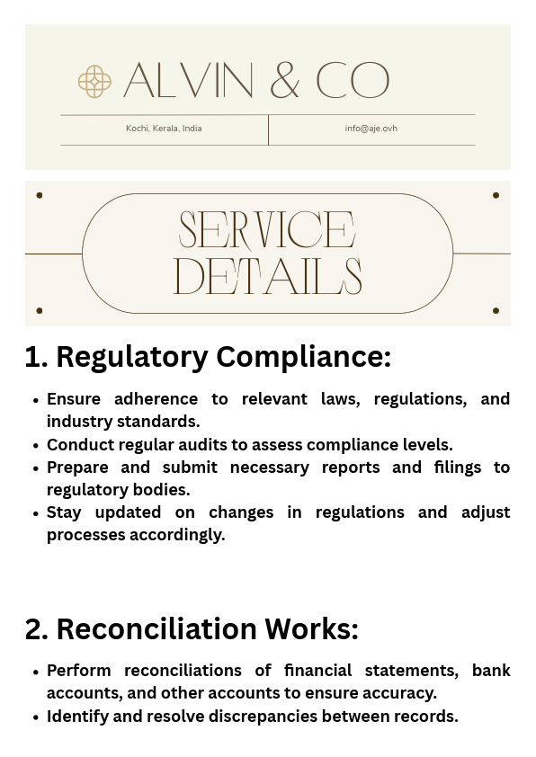 Certainly! Here's a detailed description of services based on the listed work categories.pdf