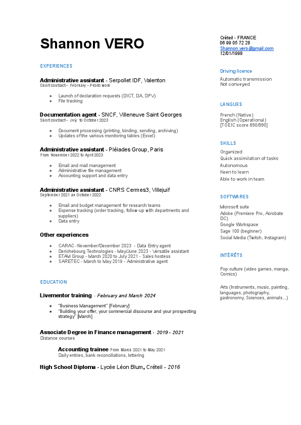 Resume - Shannon VERO (1).pdf