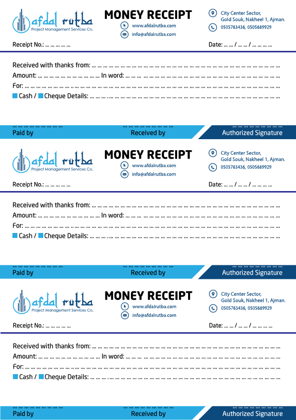 Money Receipt, Afdal Rutba.pdf