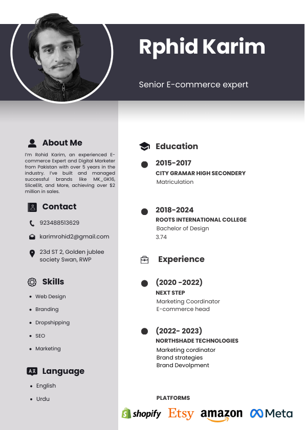 Black and Grey Simple Infographic Resume.pdf