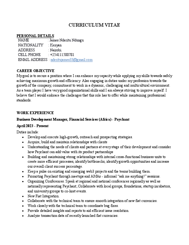 JAMES NDERITU NDUNGU CV.pdf