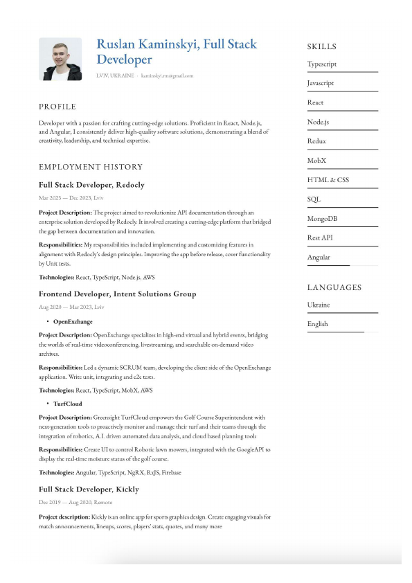 Ruslan Kaminskyi - Full Stack Developer CV.pdf