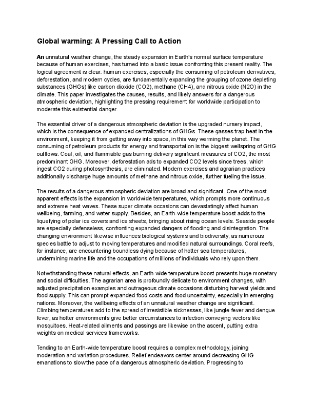 Global warming- A Pressing Call to Action.pdf
