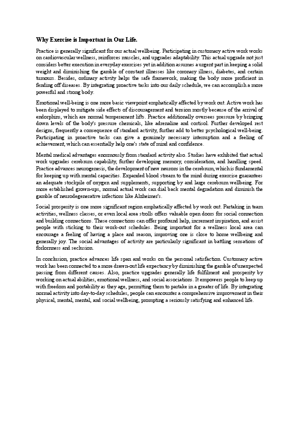 Why Exercise is Important in Our Life.pdf